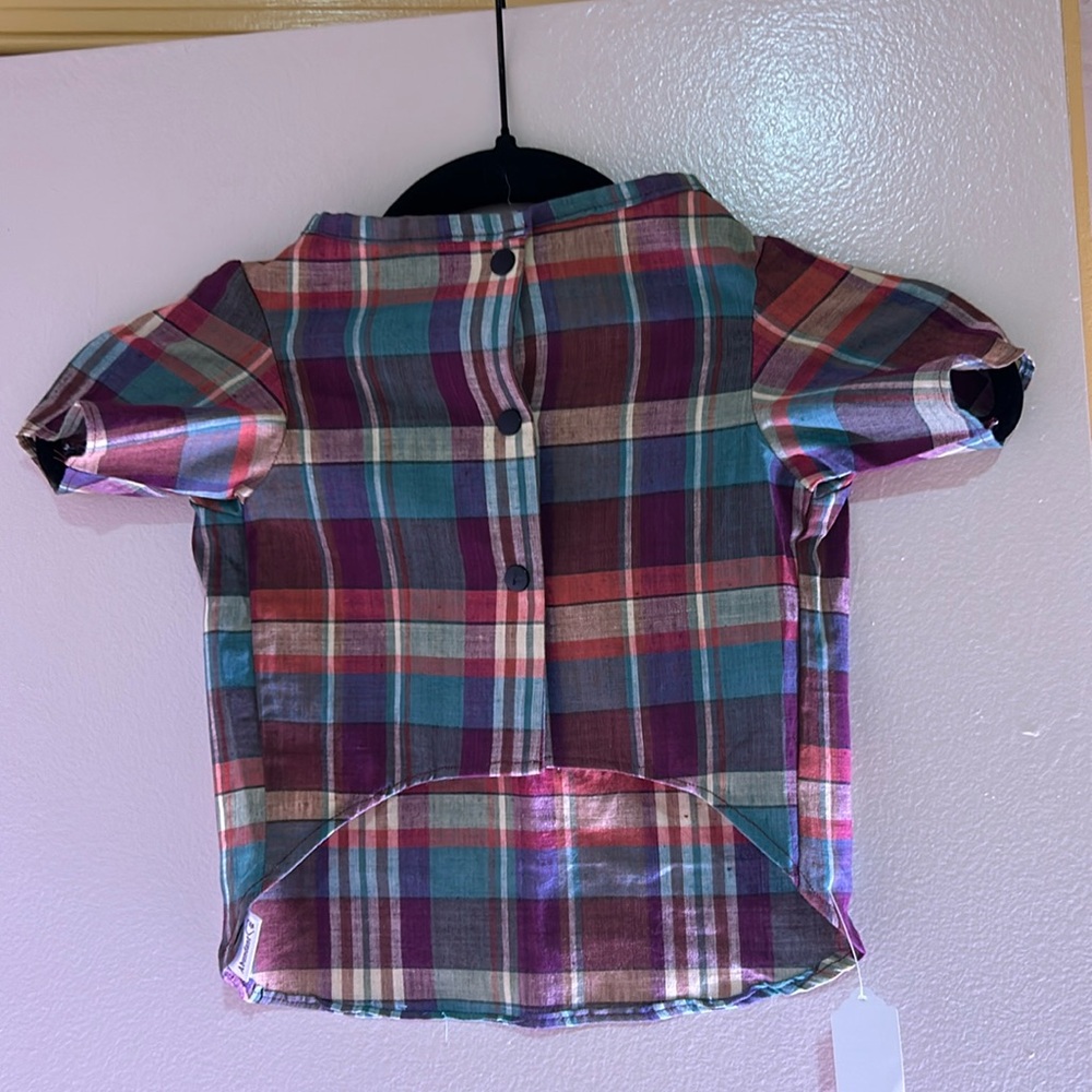 Plaid Dog Shirt